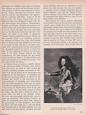 Seller image for The Death of The Duke of Burgundy. An original article from History Today magazine, 1969. for sale by Cosmo Books