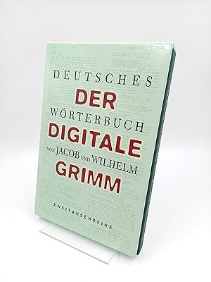 Bild des Verkufers fr Der digitale Grimm: Deutsches Wrterbuch Elektronische Ausgabe der Erstbearbeitung zum Verkauf von Antiquariat Smock