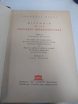 Historia de los pintores impresionistas