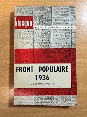 Bild des Verkufers fr Front Populaire 1936 zum Verkauf von Quality Books UK