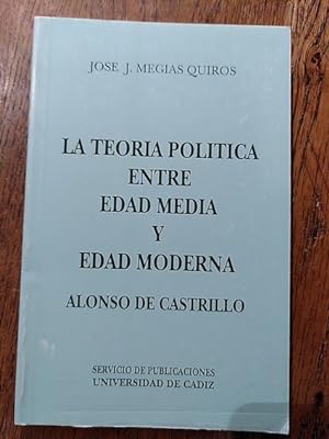 Seller image for La teora poltica entre la edad media y edad moderna for sale by Librera Pramo