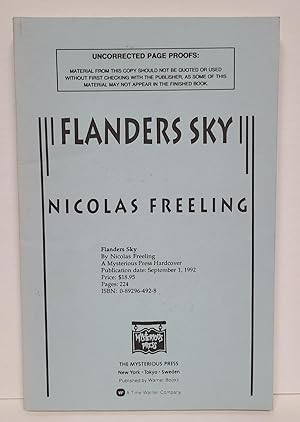 Image du vendeur pour Flanders Sky mis en vente par Tall Stories Book & Print Gallery