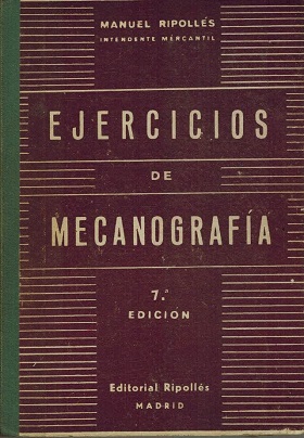 Seller image for EJERCICIOS DE MECANOGRAFIA for sale by ALZOFORA LIBROS