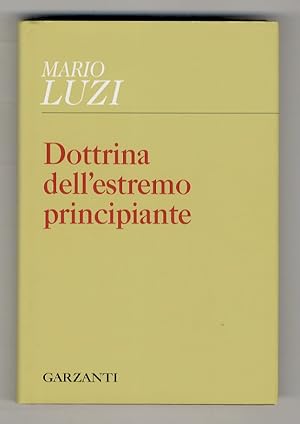 Immagine del venditore per Dottrina dell'estremo principiante. venduto da Libreria Oreste Gozzini snc