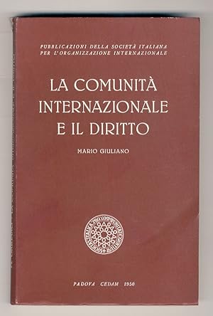 La comunità internazionale e il diritto.