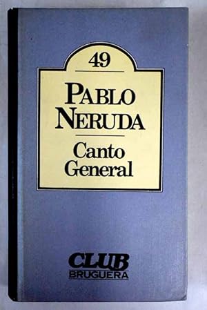 Imagen del vendedor de Canto general a la venta por Alcan Libros