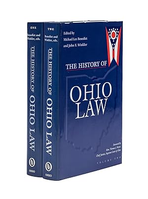 Bild des Verkufers fr The History of Ohio Law. 2 volumes. in slipcase zum Verkauf von The Lawbook Exchange, Ltd., ABAA  ILAB