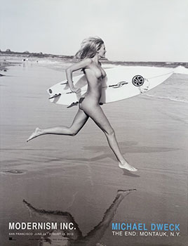 Sonya, Poles (Montauk). Michael Dweck Exhibition poster.