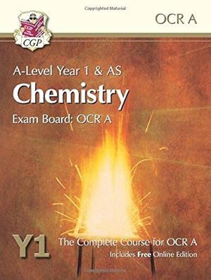 Image du vendeur pour A-Level Chemistry for OCR A: Year 1 & AS Student Book with Online Edition: course companion for the 2023 and 2024 exams (CGP OCR A A-Level Chemistry) mis en vente par WeBuyBooks