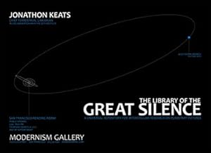 Image du vendeur pour Jonathon Keats: The Library of the Great Silence. Exhibition poster mis en vente par Wittenborn Art Books