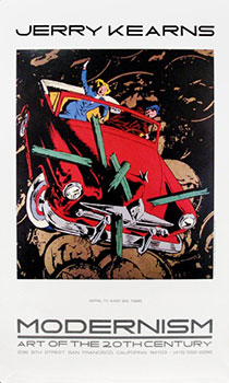 Bild des Verkufers fr The Road to Casablanca." Jerry Kearns Exhibition poster. zum Verkauf von Wittenborn Art Books
