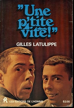 Seller image for Une p'tite vite ! for sale by Librairie Le Nord