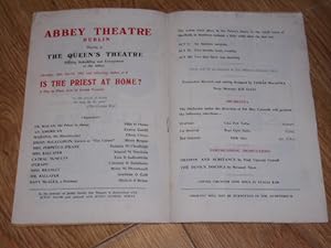 Seller image for Abbey Theatre Programme: Is the Priest At Home 18/3/1963 for sale by Dublin Bookbrowsers