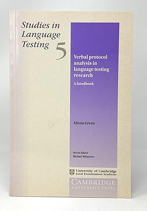 Immagine del venditore per Verbal Protocol Analysis in Language Testing Research: A Handbook venduto da Underground Books, ABAA