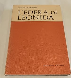 Imagen del vendedor de L'edera di Leonida a la venta por The Bookstore