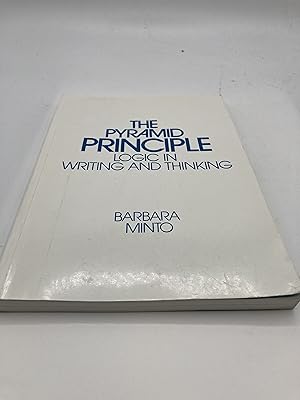 Imagen del vendedor de The pyramid principle: Logic in writing and thinking a la venta por thebookforest.com