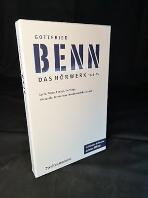 Imagen del vendedor de Das Hrwerk 1928-1956 [Neubuch] Lyrik, Prosa, Essays, Vortrge, Hrspiele, Interviews, Rundfunkdiskussionen a la venta por ANTIQUARIAT Franke BRUDDENBOOKS