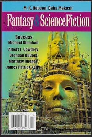 Bild des Verkufers fr The Magazine of FANTASY AND SCIENCE FICTION (F&SF): November, Nov - December, Dec. 2013 zum Verkauf von Books from the Crypt