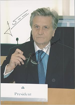 Image du vendeur pour Autogrammforo Jean-Claude Trichet EZB-Prsident mis en vente par Antiquariat im Kaiserviertel | Wimbauer Buchversand