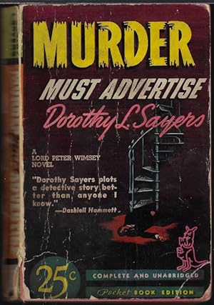 Seller image for MURDER MUST ADVERTISE; A Lord Peter Wimsey Novel for sale by Books from the Crypt