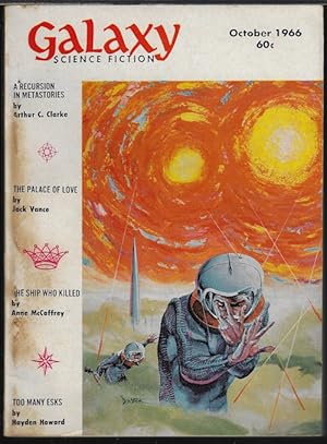 Imagen del vendedor de GALAXY Science Fiction: October, Oct. 1966 ("The Palace of Love"; "The Ship Who Killed") a la venta por Books from the Crypt