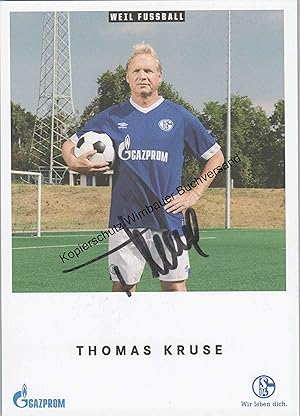 Seller image for Original Autogramm Thomas Kruse Schalke 04 /// Autograph signiert signed signee for sale by Antiquariat im Kaiserviertel | Wimbauer Buchversand