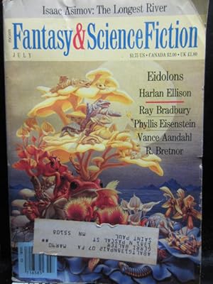 Seller image for FANTASY AND SCIENCE FICTION - Jul, 1988 for sale by The Book Abyss