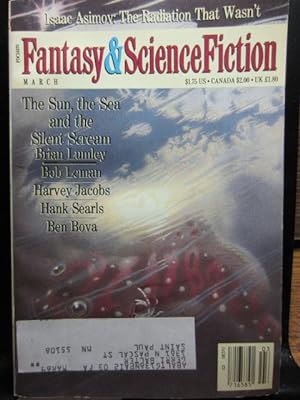 Imagen del vendedor de FANTASY AND SCIENCE FICTION - Mar, 1988 a la venta por The Book Abyss