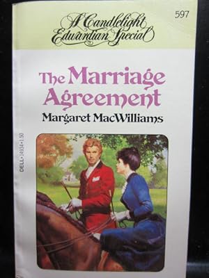 THE MARRIAGE AGREEMENT (Candlelight Edwardian Special #597) EDWARDIAN