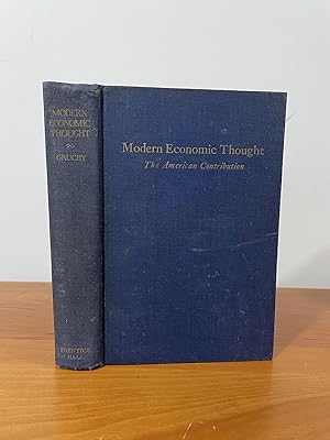 Bild des Verkufers fr Modern Economic Thought The American Contribution zum Verkauf von Matthew's Books