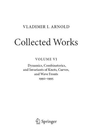 Imagen del vendedor de VLADIMIR I. ARNOLD-Collected Works a la venta por BuchWeltWeit Ludwig Meier e.K.