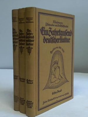 Immagine del venditore per Ein Jahrtausend deutscher Kultur. Quellen von 800-1800. 3 Bnde venduto da Celler Versandantiquariat