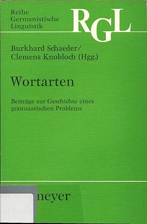 Seller image for Wortarten - Beitrge zur Geschichte eines grammatischen Problems for sale by avelibro OHG