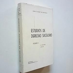 Imagen del vendedor de Estudios de derecho sucesorio. Volumen V. La reserva clsica a la venta por MAUTALOS LIBRERA