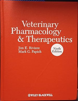 Imagen del vendedor de Vetinary Pharmacology & Therapeutics (Ninth Edition) a la venta por The Book House, Inc.  - St. Louis
