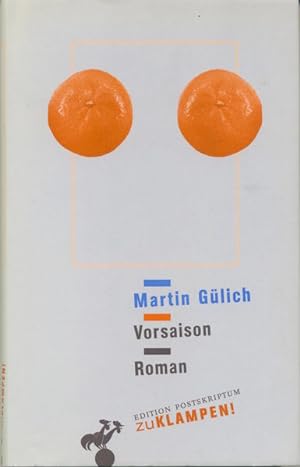 Seller image for Vorsaison: Roman for sale by Antiquariat Armebooks