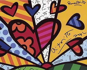 Bild des Verkufers fr Romero Britto Autograph | signed photographs zum Verkauf von Markus Brandes Autographs GmbH