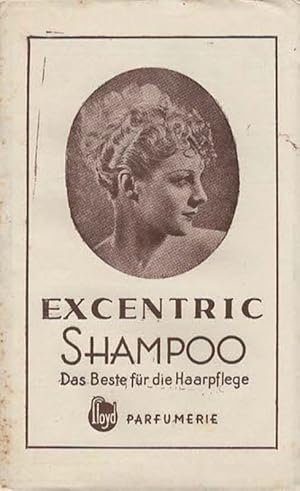 Image du vendeur pour Excentric Shampoo [Camouflage Resistance Pamphlet against Fascism and the November Pogrom and Kristallnacht in 1938 in Berlin - Germany]. This rare, original, german-language pamphlet, was deliberately published hidden in an envelope, disguised as a shampoo-sample and fabricated to have been published by the company "Lloyd Parfumerie" [Lloyd Perfumes]. mis en vente par Inanna Rare Books Ltd.