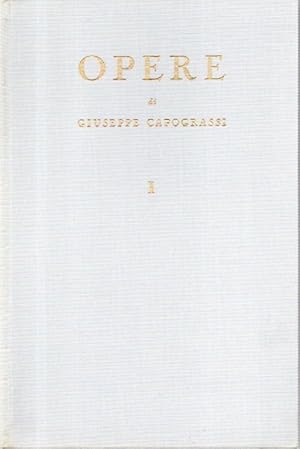 Image du vendeur pour Capograssi opere: Vol. 1 mis en vente par Libreria Parnaso