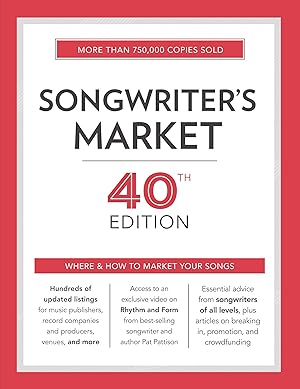 Bild des Verkufers fr Songwriter s Market 40th Edition zum Verkauf von moluna