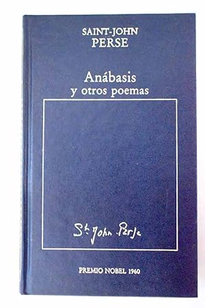 Seller image for Anbasis y otros poemas for sale by Alcan Libros