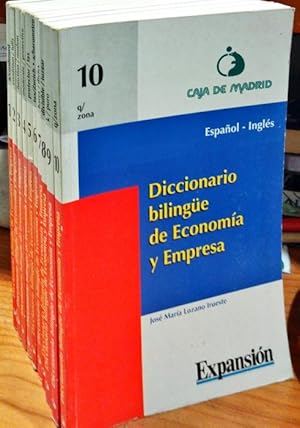 Imagen del vendedor de Diccionario bilinge de economa y empresa ( 10 Tomos ) a la venta por Paraso Lector