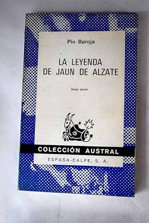 Imagen del vendedor de La leyenda de Jaun de Alzate a la venta por Alcan Libros