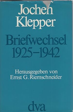 Seller image for Briefwechsel 1925 - 1942 for sale by Fundus-Online GbR Borkert Schwarz Zerfa