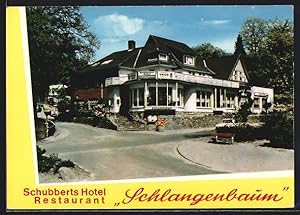 Bild des Verkufers fr Ansichtskarte Bendestorf, Schubberts Hotel-Restaurant-Caf Schlangenbaum an der Kreuzung zum Verkauf von Bartko-Reher
