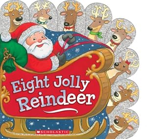 Seller image for Eight Jolly Reindeer by Oliver, Ilanit [Board book ] for sale by booksXpress