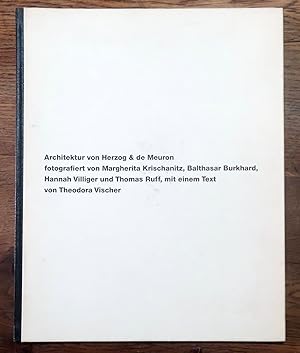 Architektur von Herzog & de Meuron fotografiert von Margherita Krischanitz, Balthasar Burkhard, H...