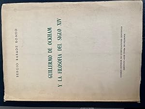 Imagen del vendedor de Guillermo de Ockham y la filosofa del siglo XIV a la venta por Antgono