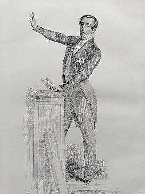 Image du vendeur pour LOUIS NAPOLEON BONAPARTE GRAVURE 1849 REVOLUTION 1848 SECONDE REPUBLIQUE R4336 mis en vente par Librairie RAIMOND