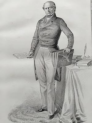 Image du vendeur pour ODILON BARROT GRAVURE 1849 REVOLUTION 1848 SECONDE REPUBLIQUE FRANCE R4348 mis en vente par Librairie RAIMOND